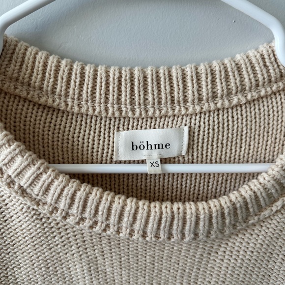 #25 Bohme Beige Knit Sweater - Picture 2 of 2